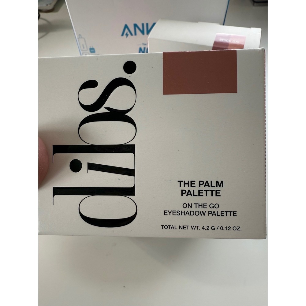 DIBS Beauty The Palm Palette Eyeshadow Peaches In Hand Travel Compact NIB